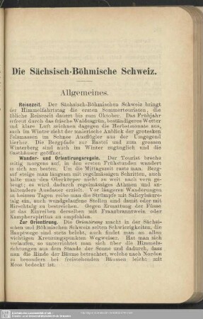 Die Sächsisch-Böhmische Schweiz