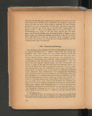 VII. Zusammenfassung.