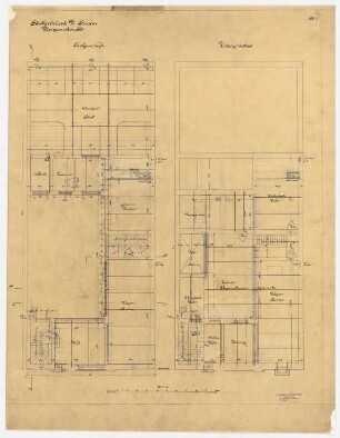 Wohnhaus Dr. Eduard Simon, Berlin Stall: Grundriss 1:50