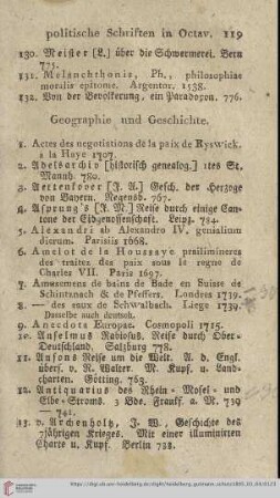 Geographie und Geschichte
