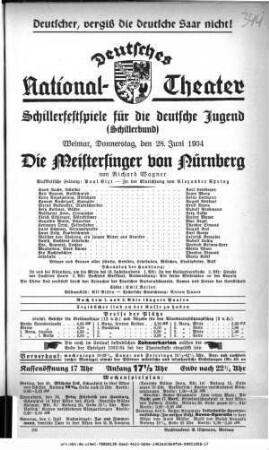 Die Meistersinger von Nürnberg