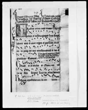 Antiphonale — Initiale G, Folio 153 recto
