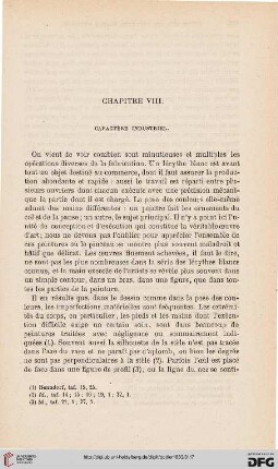 Chapitre VIII: Caractère industriel