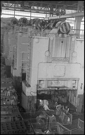 Köln, Niehl: Fordwerk, Gesamtansicht, Stanze von oben