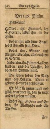 Der 148. Psalm