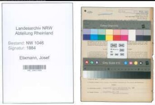 Entnazifizierung Josef Elixmann , geb. 05.09.1905 (Baeckermeister)