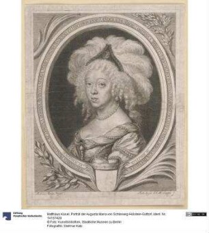 Porträt der Augusta Maria von Schleswig-Holstein-Gottorf