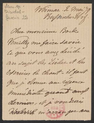 Brief an Hugo Bock : 02.05.1879