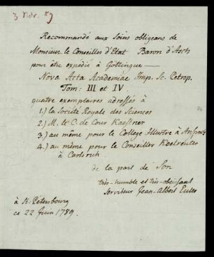 [Brief von Euler an Heyne vom 22.06.1789]