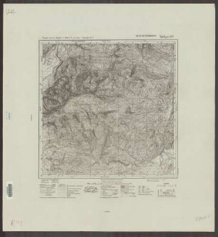 864 Wallgau ; Topographische Karte von Bayern 1:25.000 [Positionsblätter]