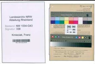 Entnazifizierung Franz Kmieciak , geb. 02.04.1920 (Mechaniker)