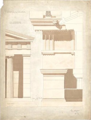 Schapiro, Leon; Eleusis (Griechenland); Dianatempel - Details