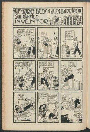 Aventuras de don Juan Barrigón : Don Pánfilo inventor