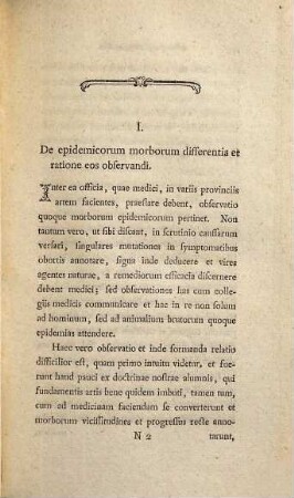 Adversaria Medico Practica, 1,2