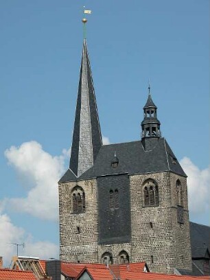 Quedlinburg - Marktkirche : Die Marktkirche. Aufgenommen in Quedlinburg ca. 2004