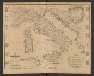 L'Italie Divisee En Ses Estats : Dressée et Dediée A Monseigneur Le Dauphin