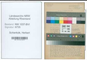 Entnazifizierung Herbert Schierkolk , geb. 29.11.1901 (Kaufmann)