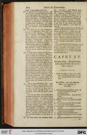 Caput XV.