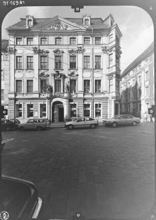 Bautzen, Innere Lauenstraße 2. Wohn- und Geschäftshaus (1720-1724). Straßenfront