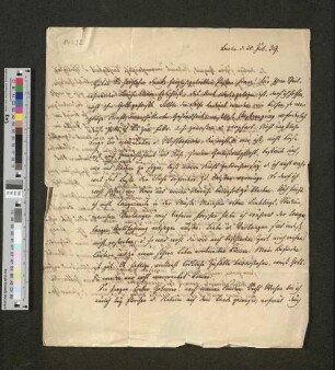 Brief an Franz Claudius