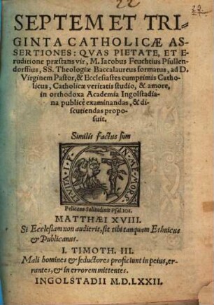 Septem et Triginta catholicae assertiones