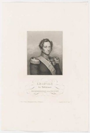 Bildnis des Leopold, Grossherzog von Baden