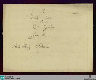 15 Deutsche Tänze - Don Mus.Ms. 1757 : cemb