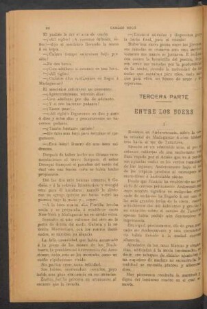 Tercera parte - Entre los Boers