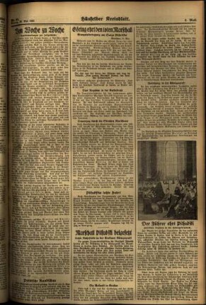 Zweite Ausgabe vom Montag, den 20. Mai 1935.
