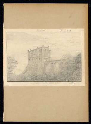 Jagdschloss Monatskonkurrenz März 1828: Perspektivische Ansicht