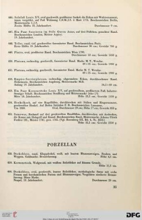 Porzellan (Nr. 458-476)