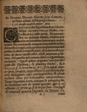 ... disputationem juridicam de jure protimēseōs