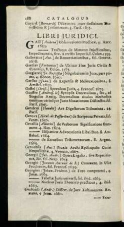 188-202, Libri Juridici. - Livres En Humanite.