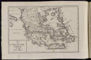 Tom V. Pag. 369. Vue de L´Ancienne Grece & de Ses Ifles.