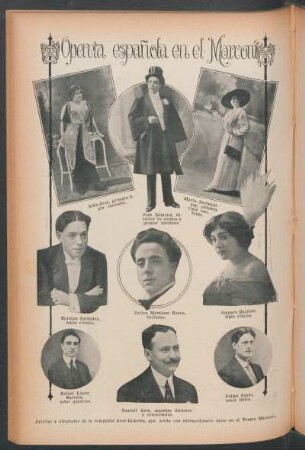 Opereta española en el Marconi - [Iustración]