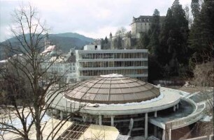Baden-Baden: Großbaustelle Thermalbad von der Staatlichen [Rheumaklinik]