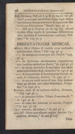 Dissertationes Medicae