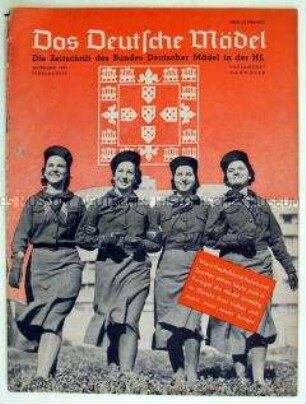 Monatszeitschrift des BDM "Das Deutsche Mädel" u.a. zu Organisationen weiblicher Jugendlicher in Europa