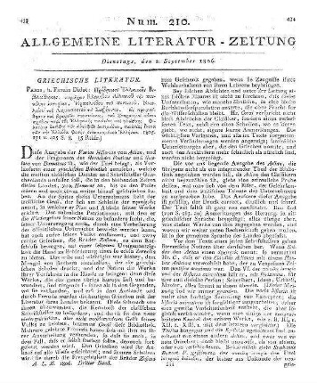 Prodromos Hell¯enik¯es Biblioth¯ek¯es. [Hrsg. v. A. Kora¯es]. Paris: Didot 1805 Enth. Werke: Aelianus, C.: Poikil¯e historia Heraclides <Ponticus>, Nicolaus <Damascenus>: Ta s¯ozomena (Vorlage griech.)