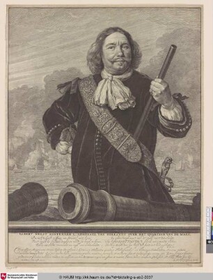Eegbert Meesz Kortenaer L. Admirael van Hollandt over het Quartier van de Maes