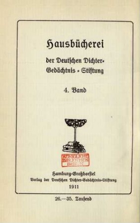 4: Clemens Brentano. E. Th. A. Hoffmann. Heinrich Zschokke