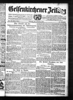 Gelsenkirchener Zeitung. 1902-1940