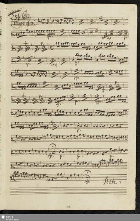 256. Coro Quartetto: Benvenuto il marchesino / Sarti, G.