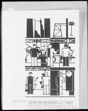 Fabrik (aus der Mappe "12 Häuser der Zeit")