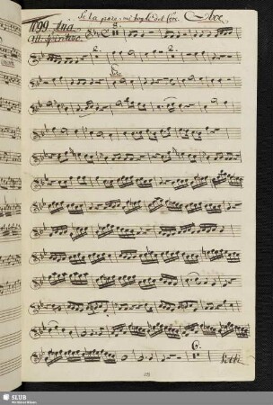 1099. Aria: Se la pace mi togli del core / Amendola, G.