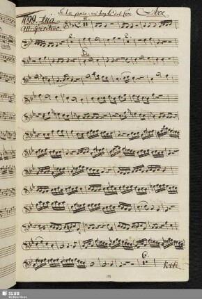 1099. Aria: Se la pace mi togli del core / Amendola, G.