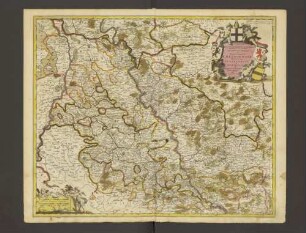 Novissima et Accuratissima Archiepiscopatus et Electoratus Coloniensis Ducatuum Iuliacensis et Montensis et Meursiae Comitatus Tabula : Cum Privilegio Potentiss. D. D. Hollandiae et Westfrisiae