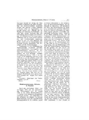 Mädchenschulwesen, Höheres, in Preussen