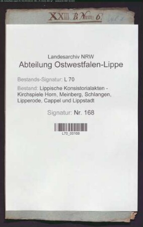 Persönliche Angelegenheiten des Pastors