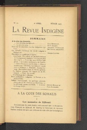 Sommaire.